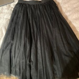 Black Tulle Charlotte Russe Medium